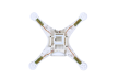 DJI Phantom 3 Pro/Adv apatinė korpuso dalis /Bottom Shell