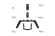 PolarPro Katana Handheld Camera Tray System for Mavic 2
