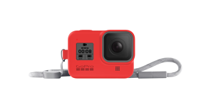 GoPro HERO8 Sleeve + Lanyard (Firecracker Red)