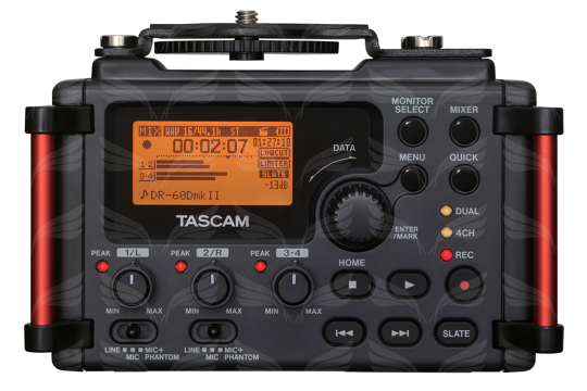 Tascam DR-60DMKII 4-track Recorder/Mixer for Production Audio