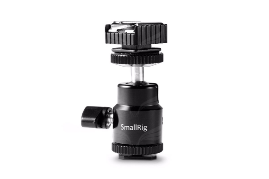 SmallRig 1639 Ballhead with 2x Cold Shoe