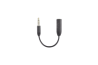 Saramonic SR-UC201 3.5mm TRS (Female) Microphone Adapter Cable to TRRS (Male)