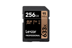 Lexar Pro 633x SDHC/SDXC UHS-I U1/U3 (v30) R95/W45 256Gb