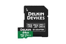 Delkin microSD Power 2000x UHS-II (v90) R300/W250 64Gb