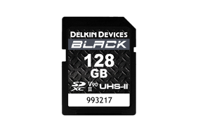 Delkin SD Black Rugged UHS-II (v90) R300/W250 128Gb