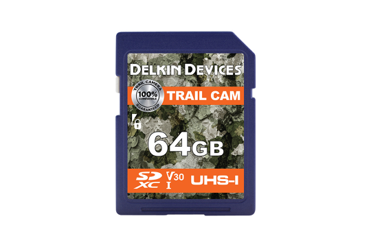 Delkin Trail Cam SDXC (v30) R100/W50 64Gb
