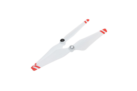 DJI 9450L Self-tightening Rotor (white with Red stripes)