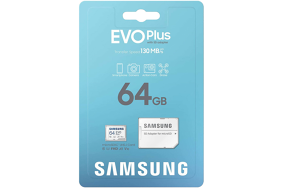 Samsung EVO Plus UHS-I 64 GB, MicroSDXC Memory Card With Adapter