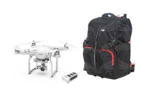 DJI Phantom 3 Advanced + Extra battery + Manfrotto Backpack