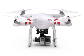 DJI Phantom 2 + H3-3D (customized)