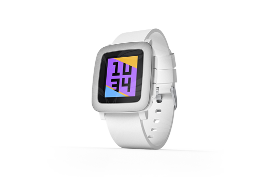 Pebble Time White