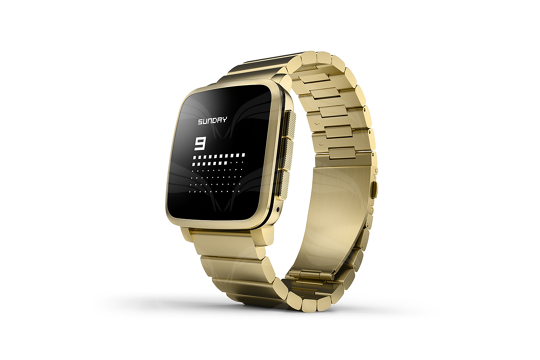 Pebble Time Steel Gold Stainless