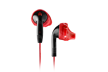 Yurbuds Inspire Duro with colth cord Kevlar (red/black)