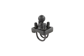 RAM double U-Bolt Base with 1'' Ball