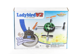 Walkera Ladybird V2 RTF FPV Quadcopter w/ Devo F4 Transmitter