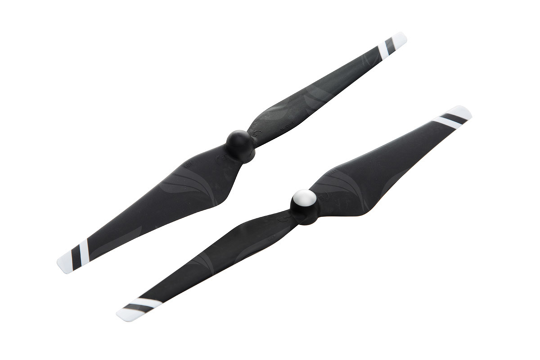 DJI 9450 Carbon Fiber Self-tightening Rotor (composite hub, black with white stripes) 1 pair