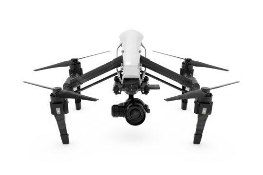 DJI Inspire 1 RAW (with two Remote Controllers, lens and SSD)