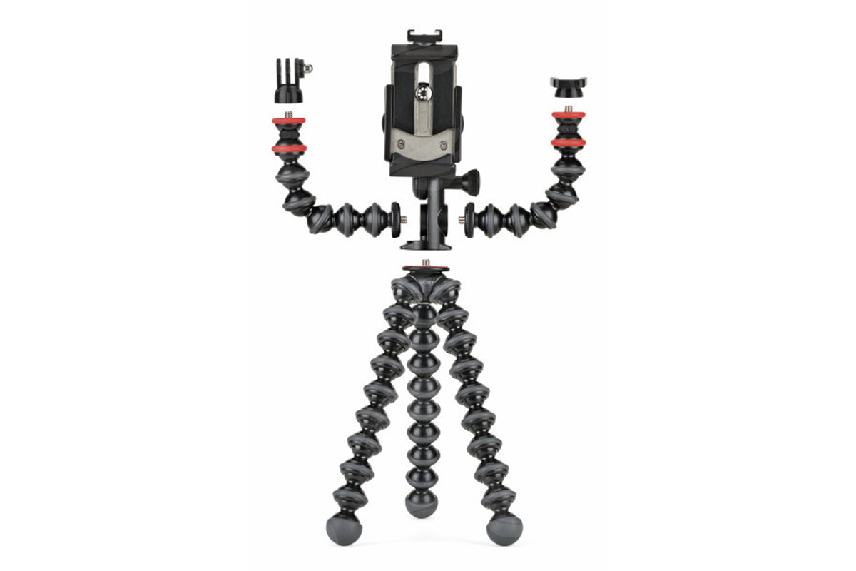 Joby GorillaPod Mobile Rig, 2 GorillaPod Arms, 1 Cold Shoe Mount & 1 GoPro  Mount, JB01533-BWW – Design Info